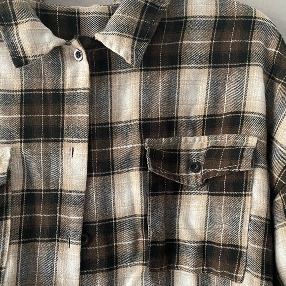 basic brown flannel - Picture 3 of 3